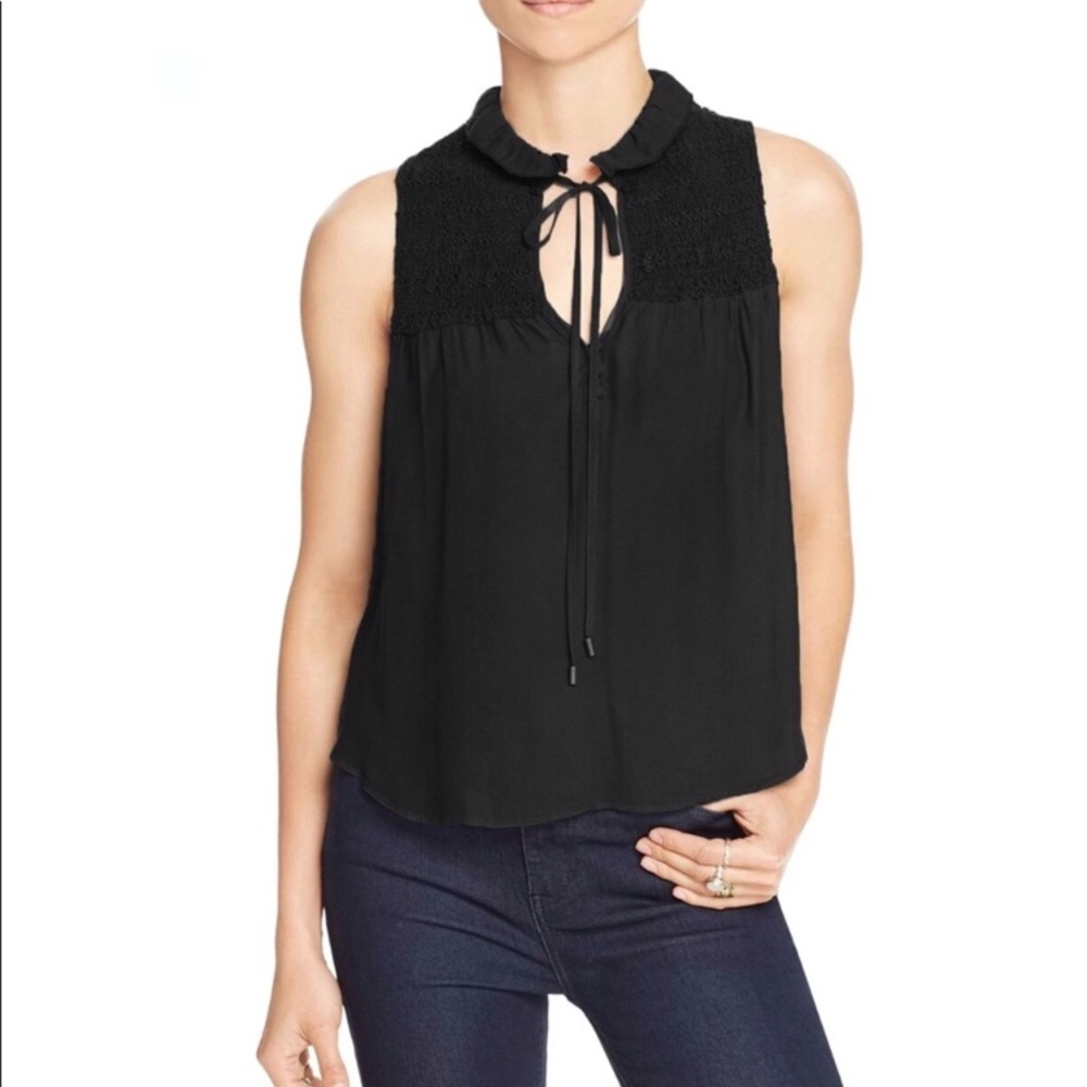 Free People Ruffle Me Up Sleeveless blouse